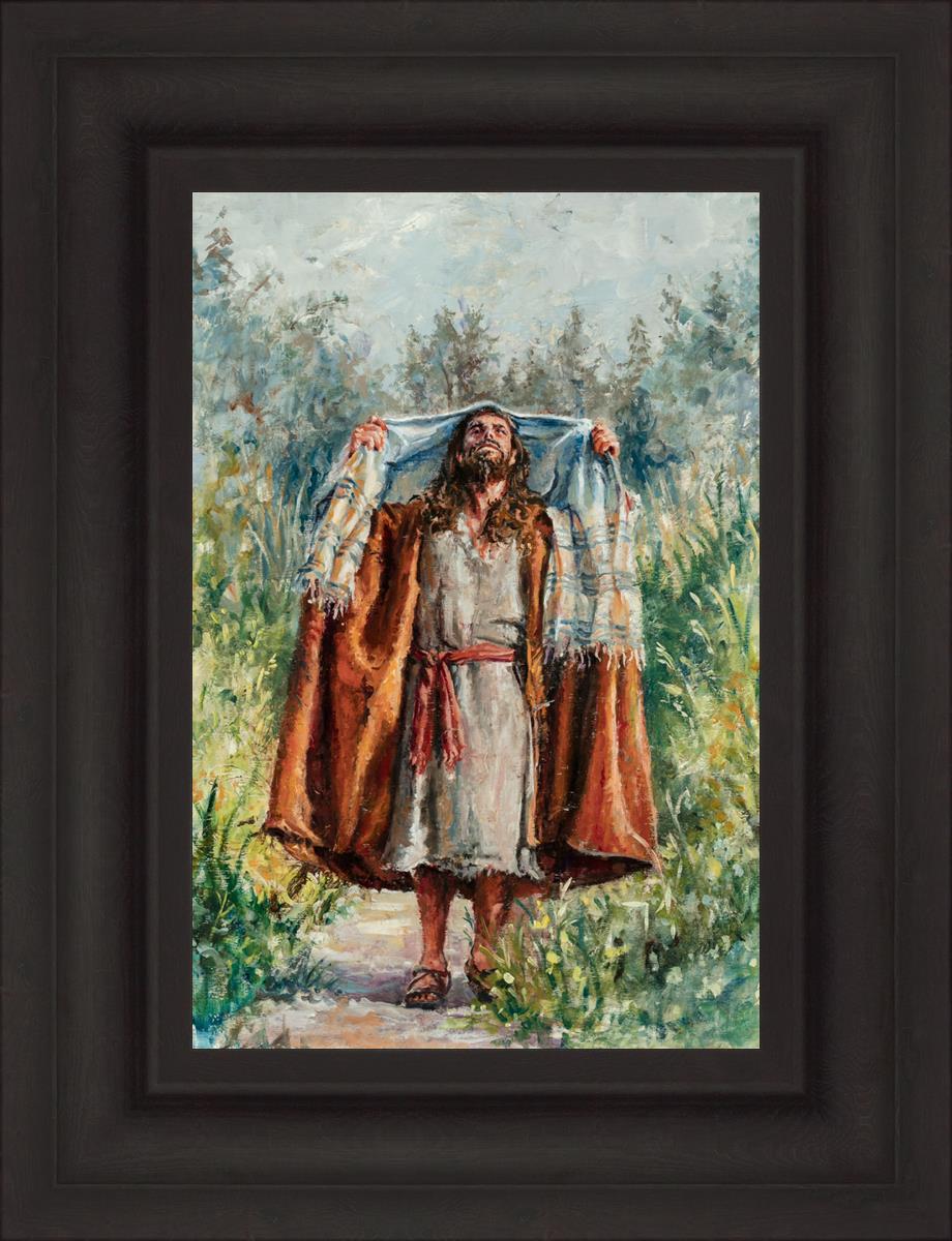 Jesus in the Wilderness - Religious Wall Art for Home & Church Decor - Inspirational Christian Gift for Prayer & Meditation Spaces