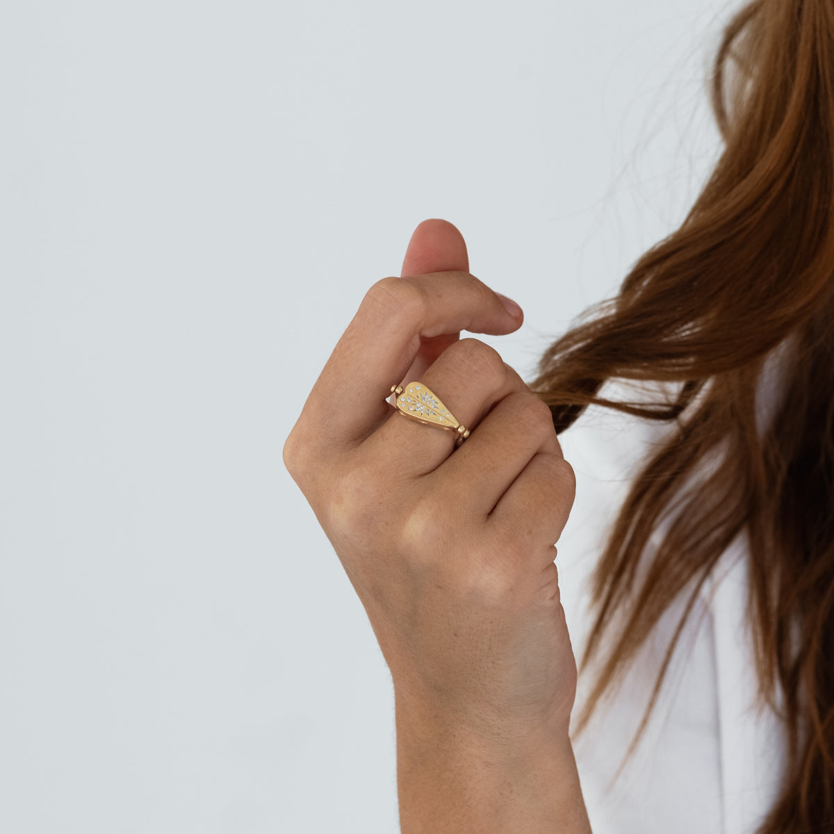 Wild Heart Flip Ring - Dainty Adjustable Stackable Ring for Women - Perfect for Layering, Gifts & Everyday Wear