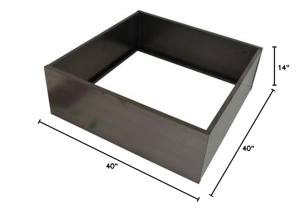 Premium Corten Steel Raised Garden Bed - Durable Outdoor Planter Box for Vegetables, Flowers & Herbs | Perfect for Patio, Backyard & Urban Gardening
