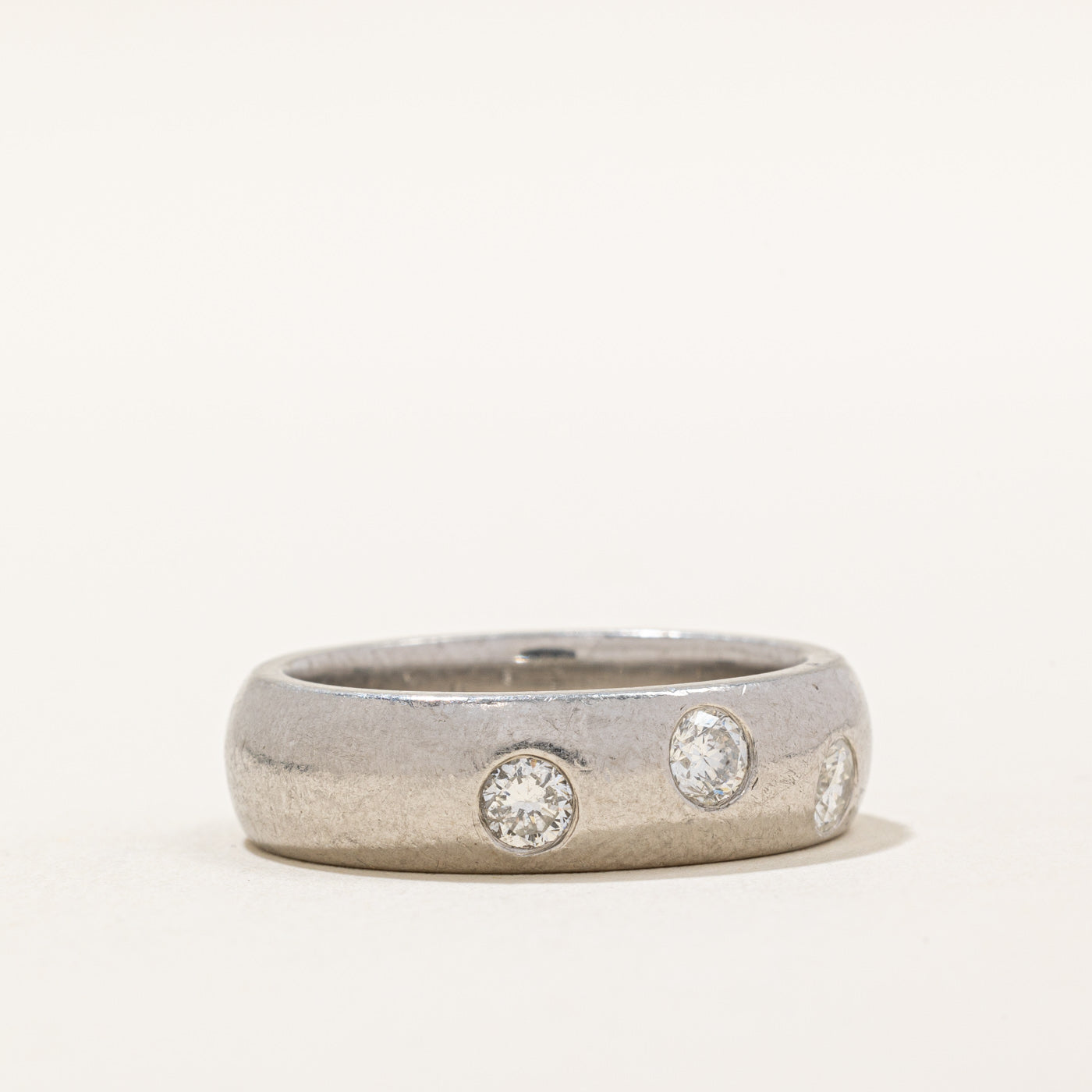 0.76ctw Flush Set Diamond Ring - Size 9.5 | Elegant Wedding Band, Anniversary Gift for Her | Perfect for Everyday Wear & Special Occasions