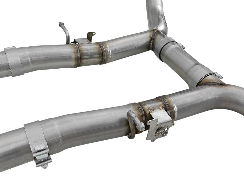 AFE Mach Force XP Cat Back Exhaust System for Dodge Challenger 6.4L 392 / 6.2L SRT Hellcat (2015-2023) - High Performance Stainless Steel Exhaust Upgrade for Enhanced Sound & Power - Perfect for Street Racing & Car Enthusiasts