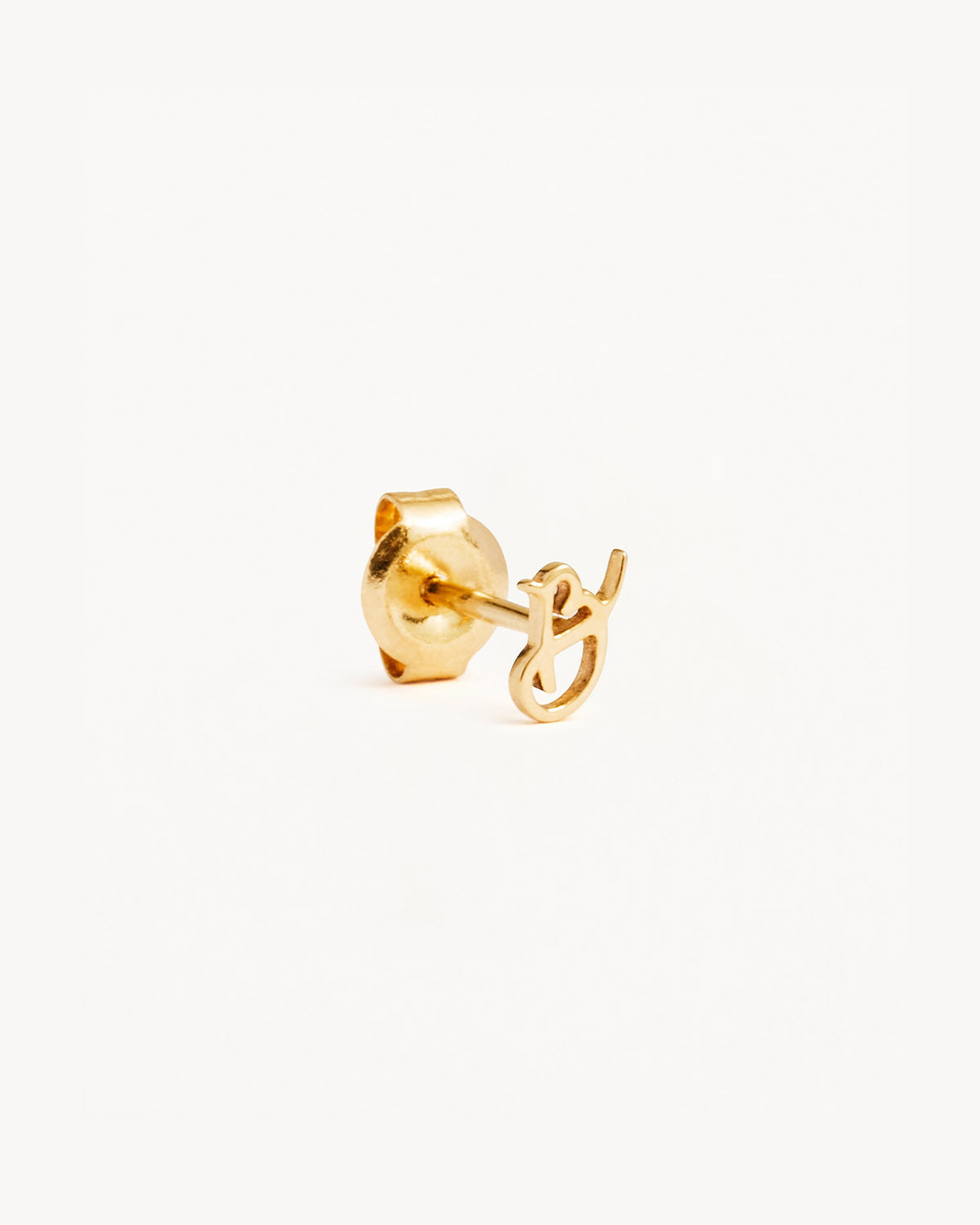 14K Solid Gold Love Letter Earrings - Dainty Romantic Jewelry for Women - Perfect Gift for Anniversary, Valentine's Day & Everyday Wear