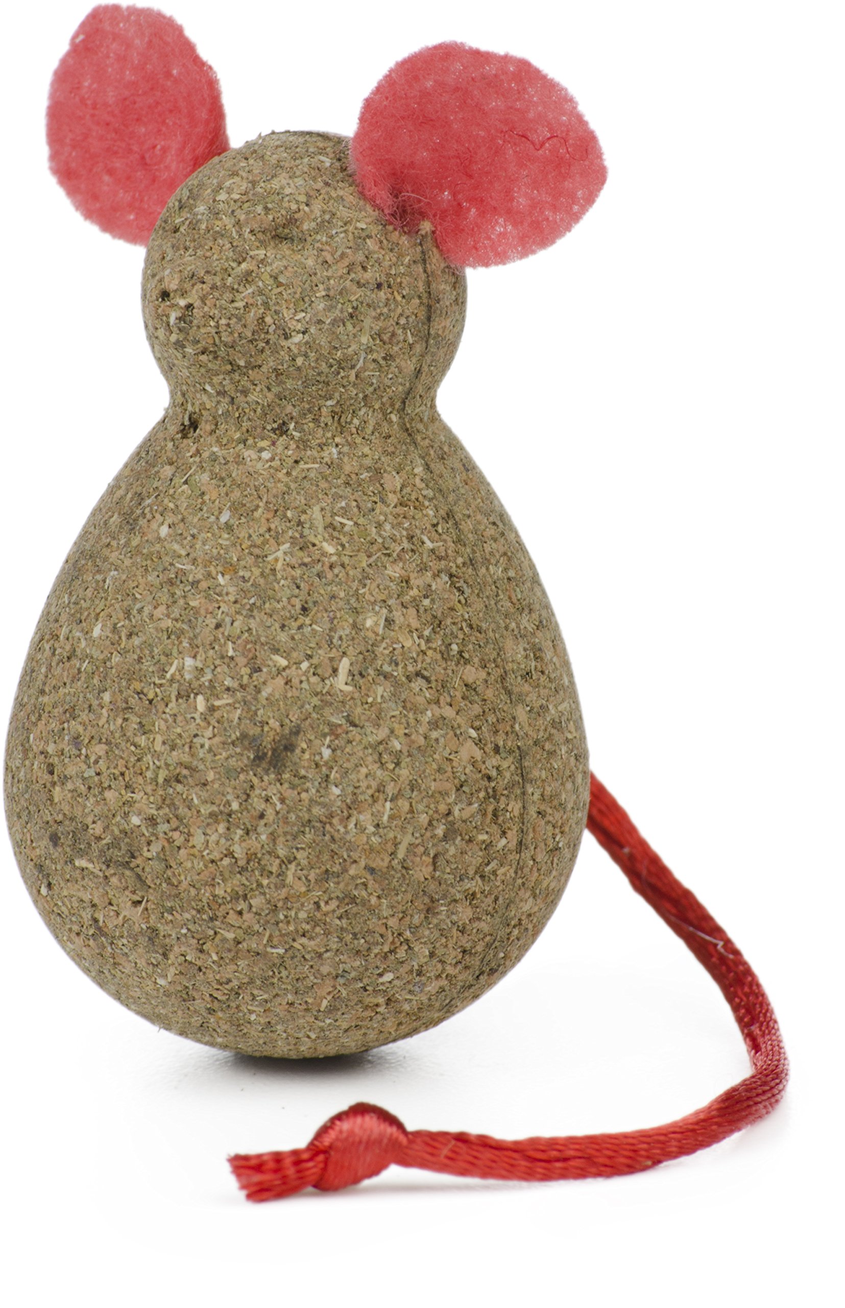 OurPets Corknip All-Natural Compressed Catnip Toy for Cats - Interactive Teaser Mouse Toy with Catnip - Perfect for Playtime, Training & Bonding with Your Feline Friend