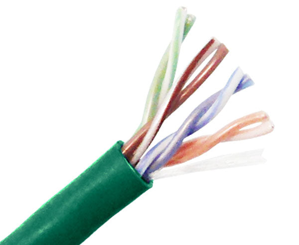 Premium CAT5E UTP Bulk Stranded Ethernet Cable - 24 AWG Bare Copper CM Rated (1000FT) - Ideal for Home Networking, Office Installations & Data Centers