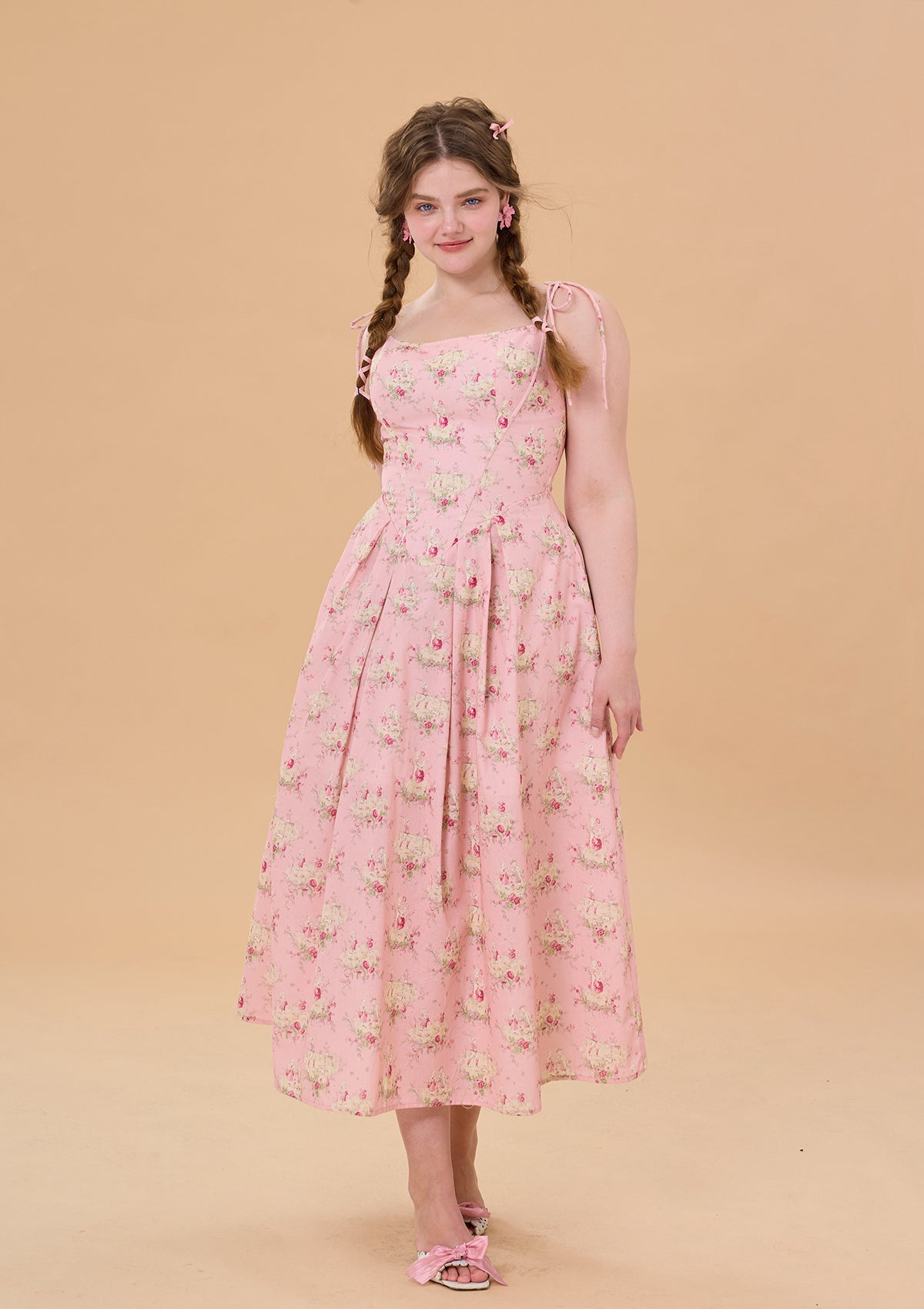 Curve & Plus Amie's Summer Camp Dress - Flowy Casual Sundress for Women, Perfect for Outdoor Adventures, Beach Vacations & Summer Parties