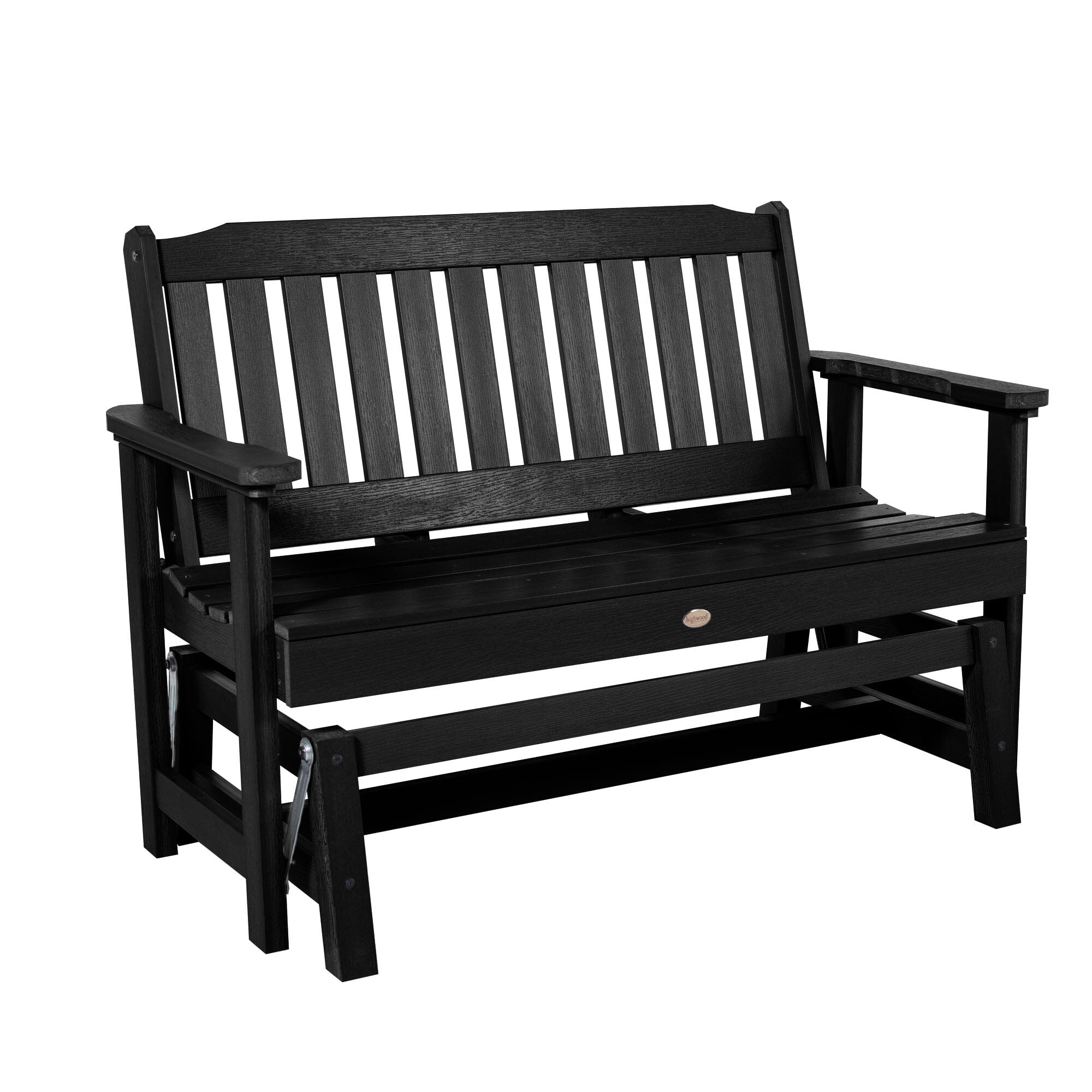 Refurbished Lehigh 4ft Garden Gliding Bench - Outdoor Patio Swing for Relaxing in Backyard, Porch or Garden