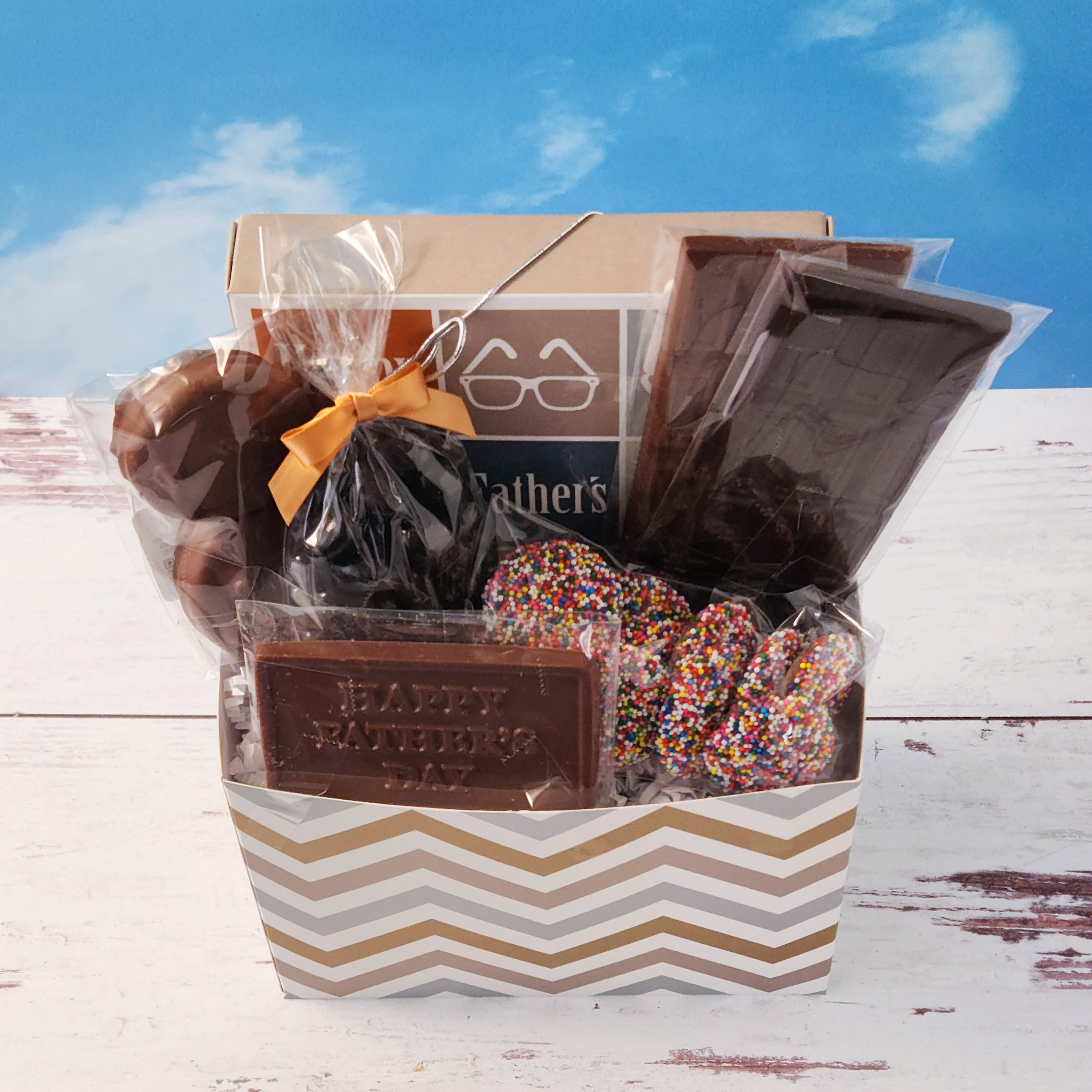 Best Father's Day Gift Basket - Premium Gourmet Snacks & Personalized Gifts for Dad - Perfect for Birthday, Anniversary & Special Occasions