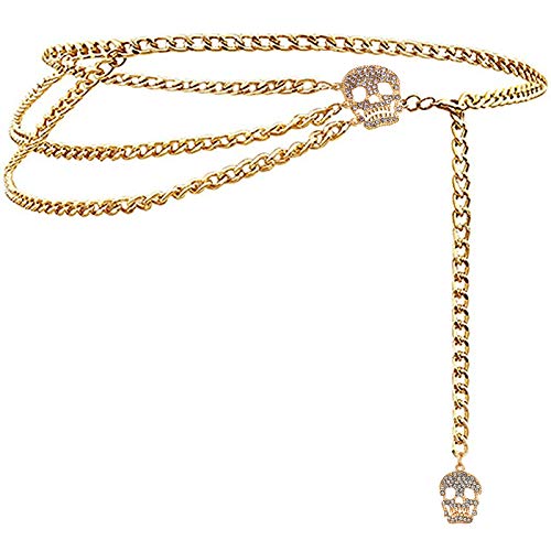 Crystal Gold Skull