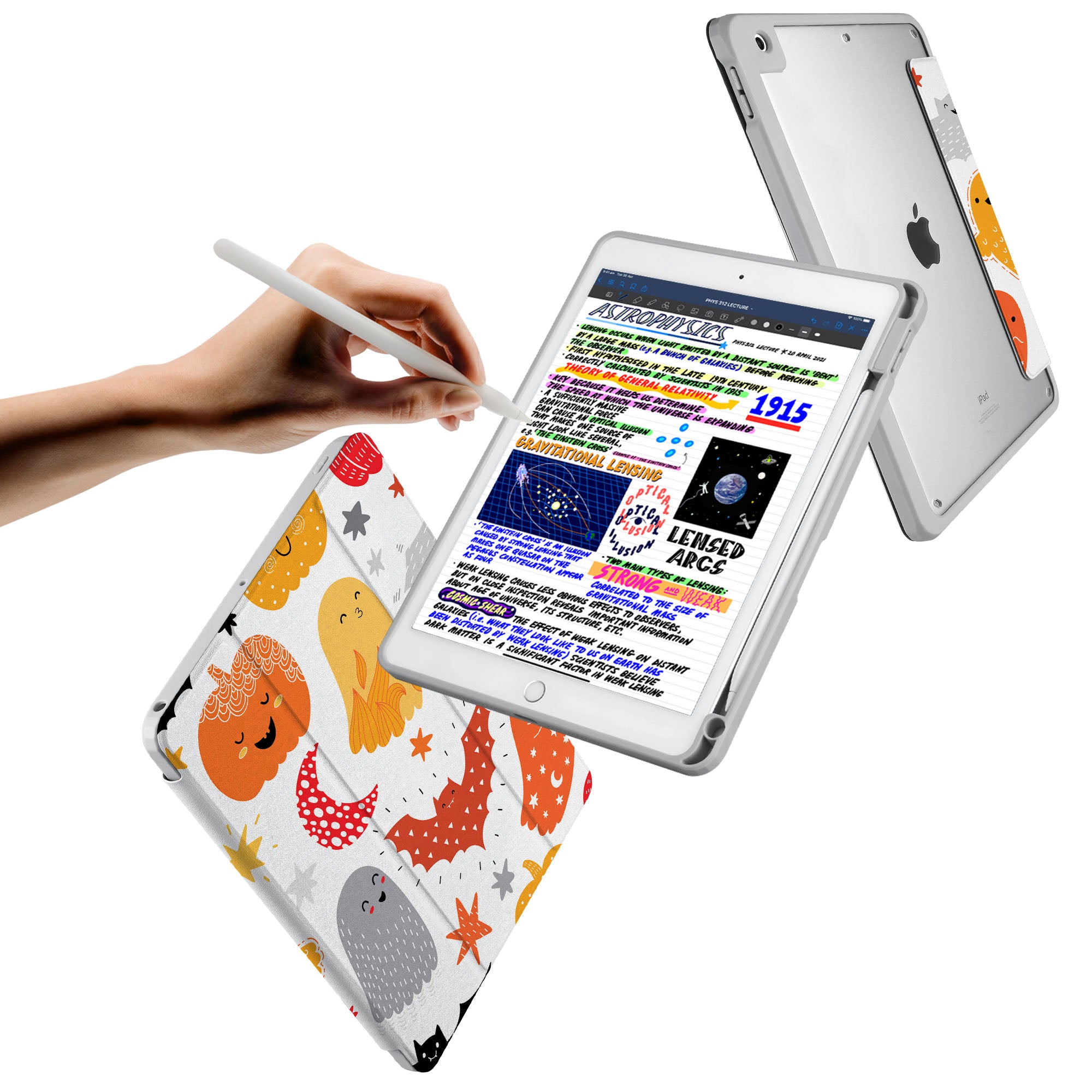 iPad 360 Elite Case - Premium Protective Cover for iPad Pro/Air/Mini - Perfect for Halloween, School & Travel Use