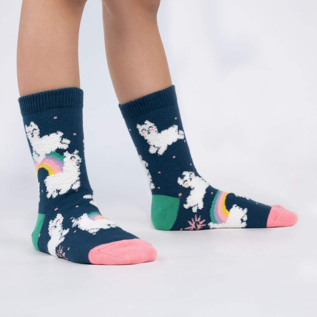 Sloth Dreams Crew Socks 3-Pack for Women & Teens - Fun Animal Print Novelty Socks - Perfect for Casual Wear, Gifts & Sleepovers