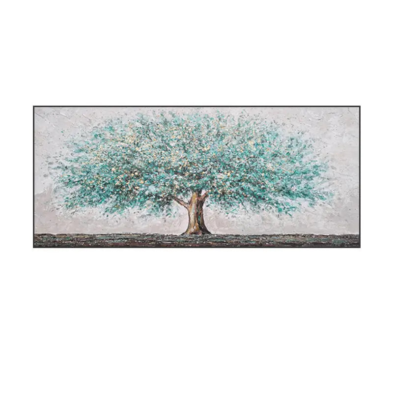 Flower and Tree Painting #FT007 - Handmade Canvas Wall Art for Home Decor, Living Room, Bedroom & Office