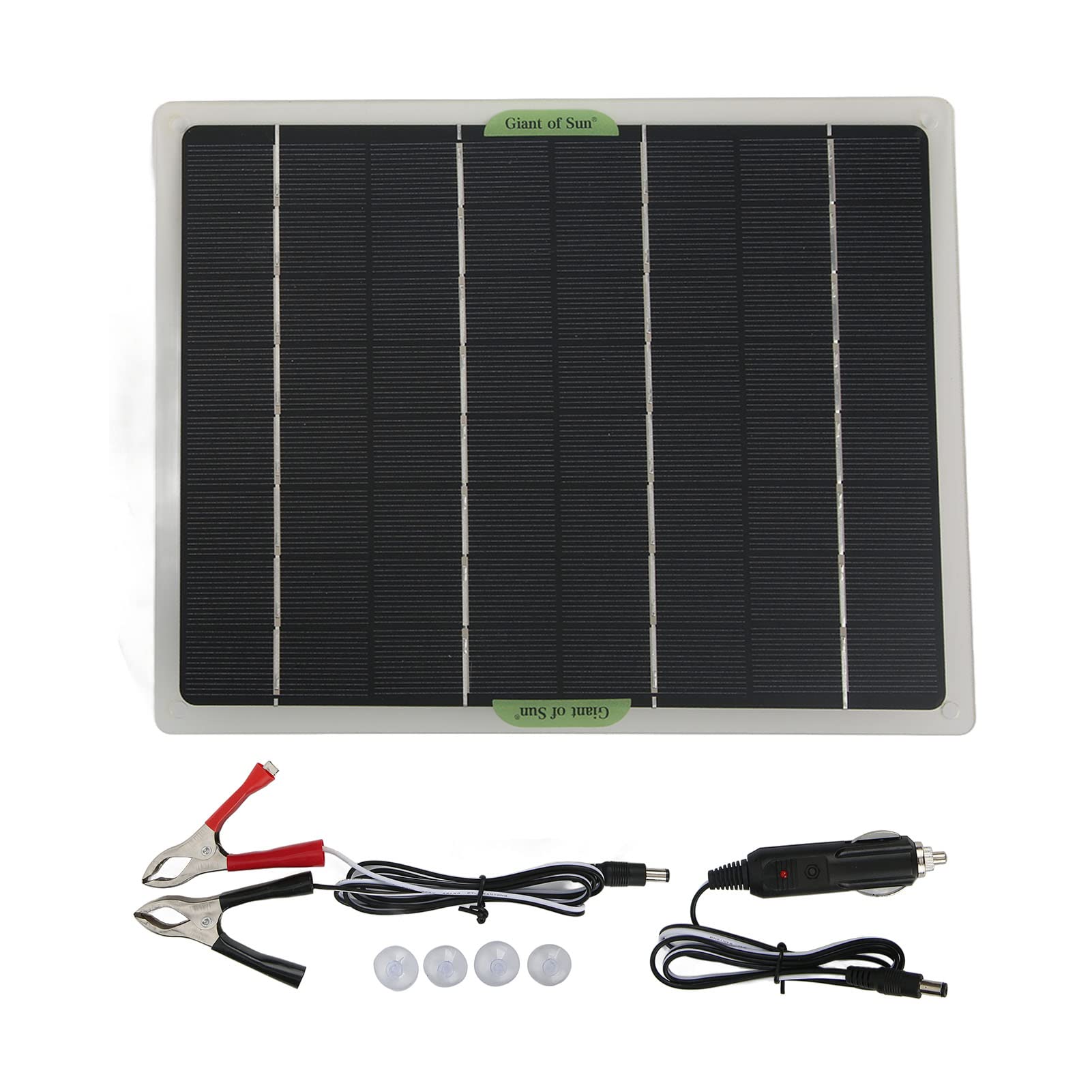 Akozon 10W Portable Solar Battery Charger with Dual USB Ports - Perfect for RV, Camping, Hiking & Outdoor Adventures