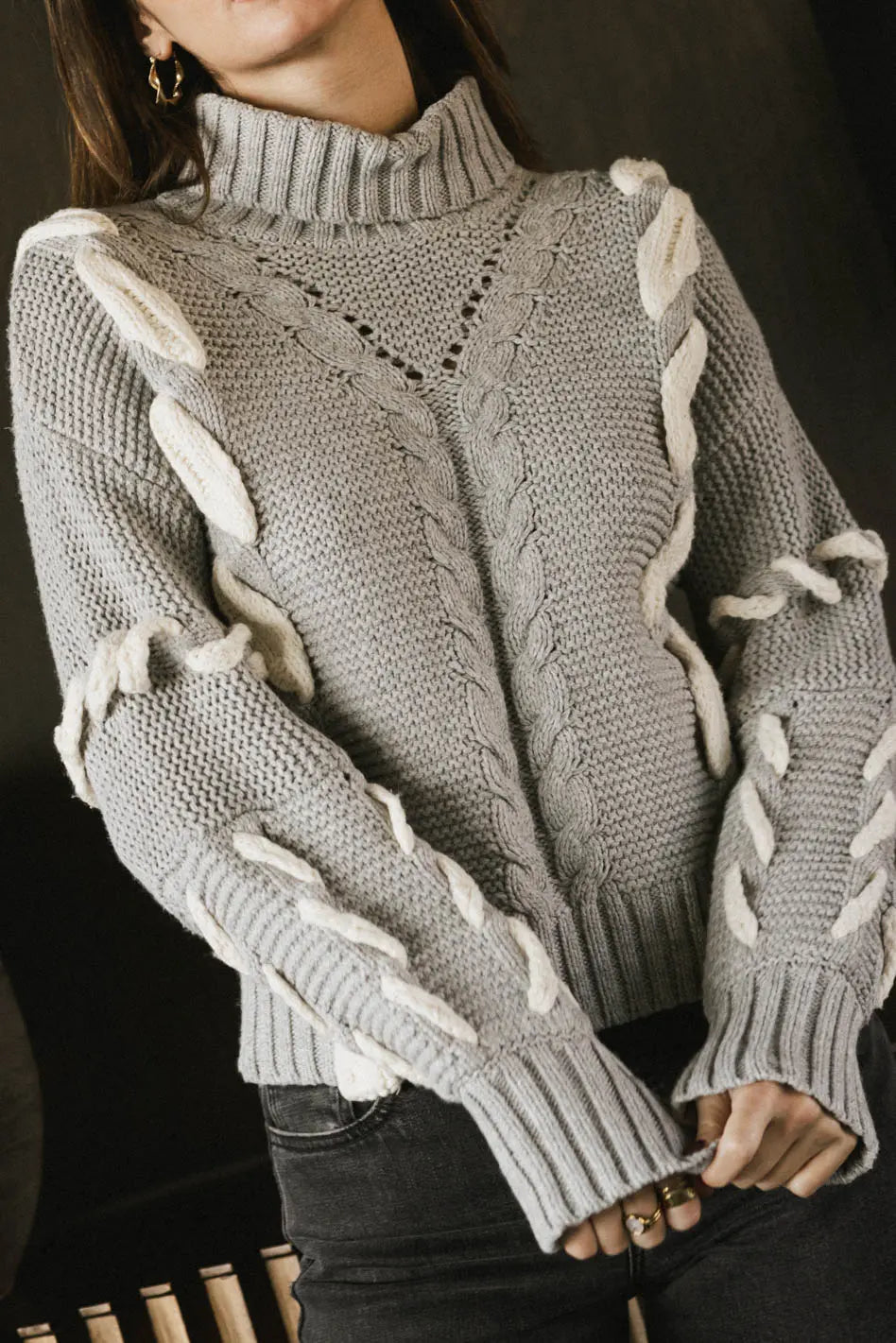 Norem Turtleneck Sweater for Women - Soft Winter Knit Pullover, Warm High Neck Long Sleeve Top (Perfect for Office, Casual Outfits & Holiday Season)