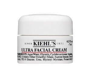 Kiehl's Ultra Facial Cream Deluxe Travel Size 0.25 Oz | Hydrating Moisturizer for Dry Skin | Perfect for On-the-Go Skincare & Airplane Travel