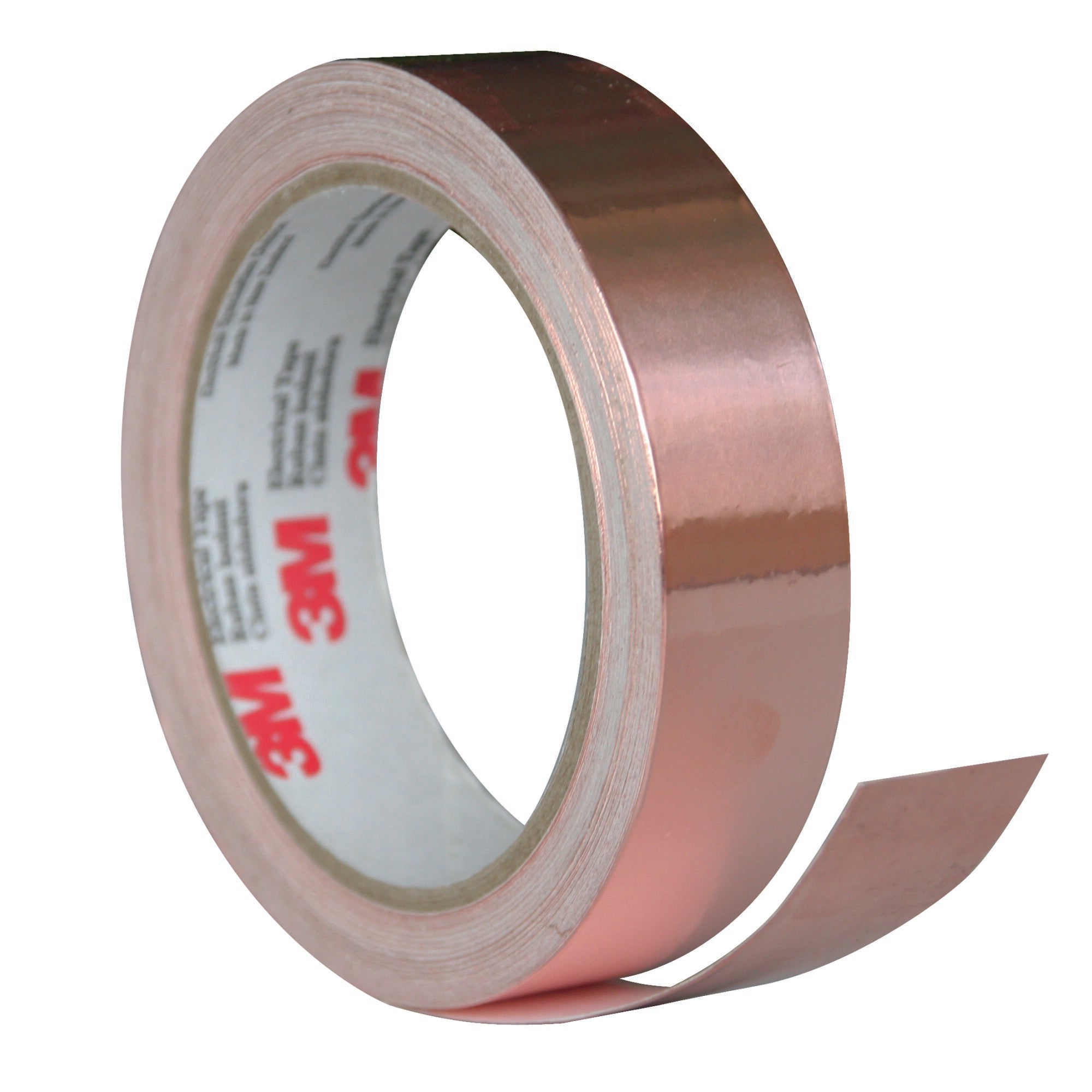3M 1181 Copper Foil EMI Shielding Tape - 1.5 Inch x 18 Yard Conductive Adhesive Tape with 3 Inch Paper Core for Electronics, EMI/RFI Protection, Grounding & Electrical Repairs - Perfect for Circuit Boards, Automotive & DIY Projects