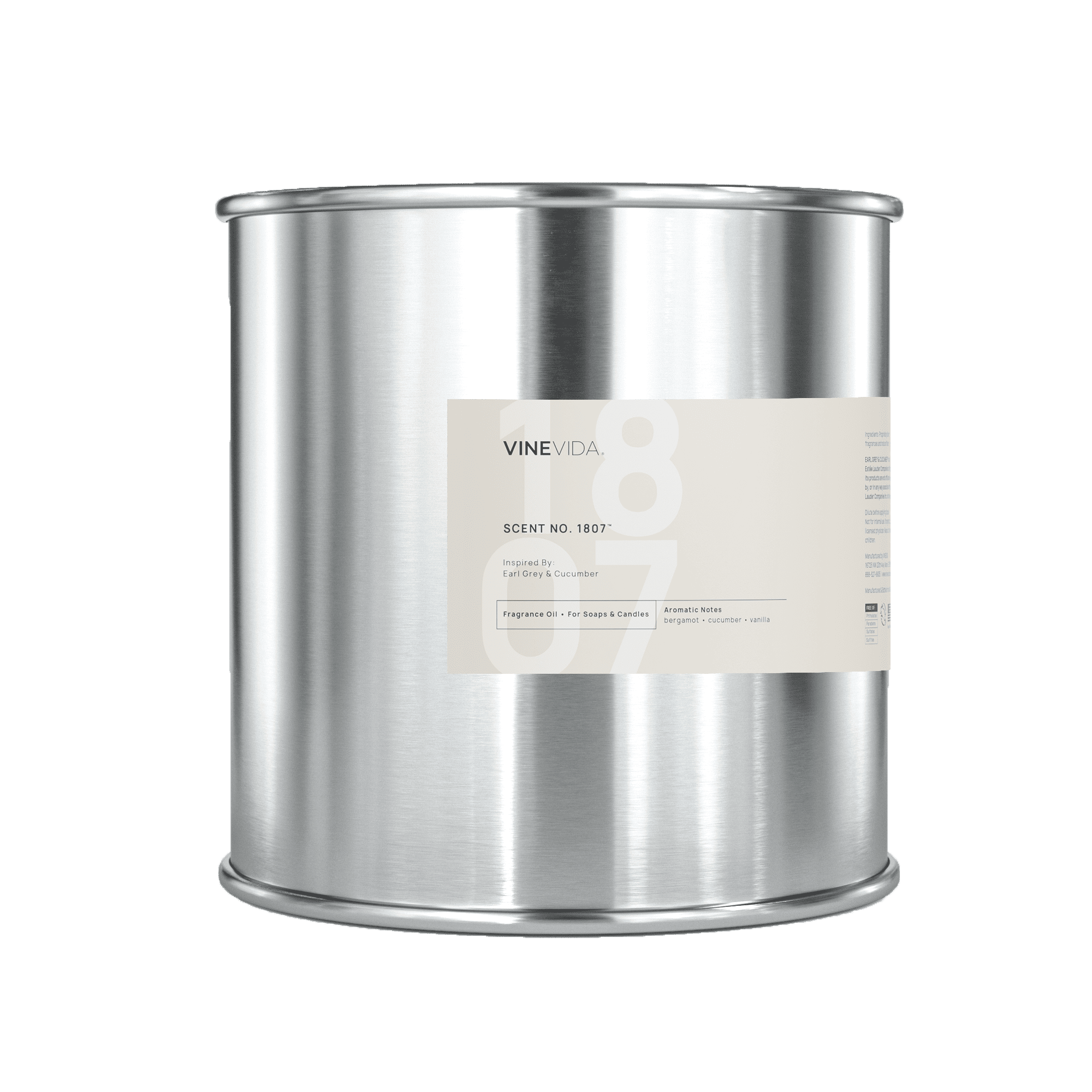 NO. 1807 Earl Grey & Cucumber Fragrance Oil for Soap Making & Candle Making - Inspired by Jo Malone - Perfect for DIY Home Spa & Aromatherapy