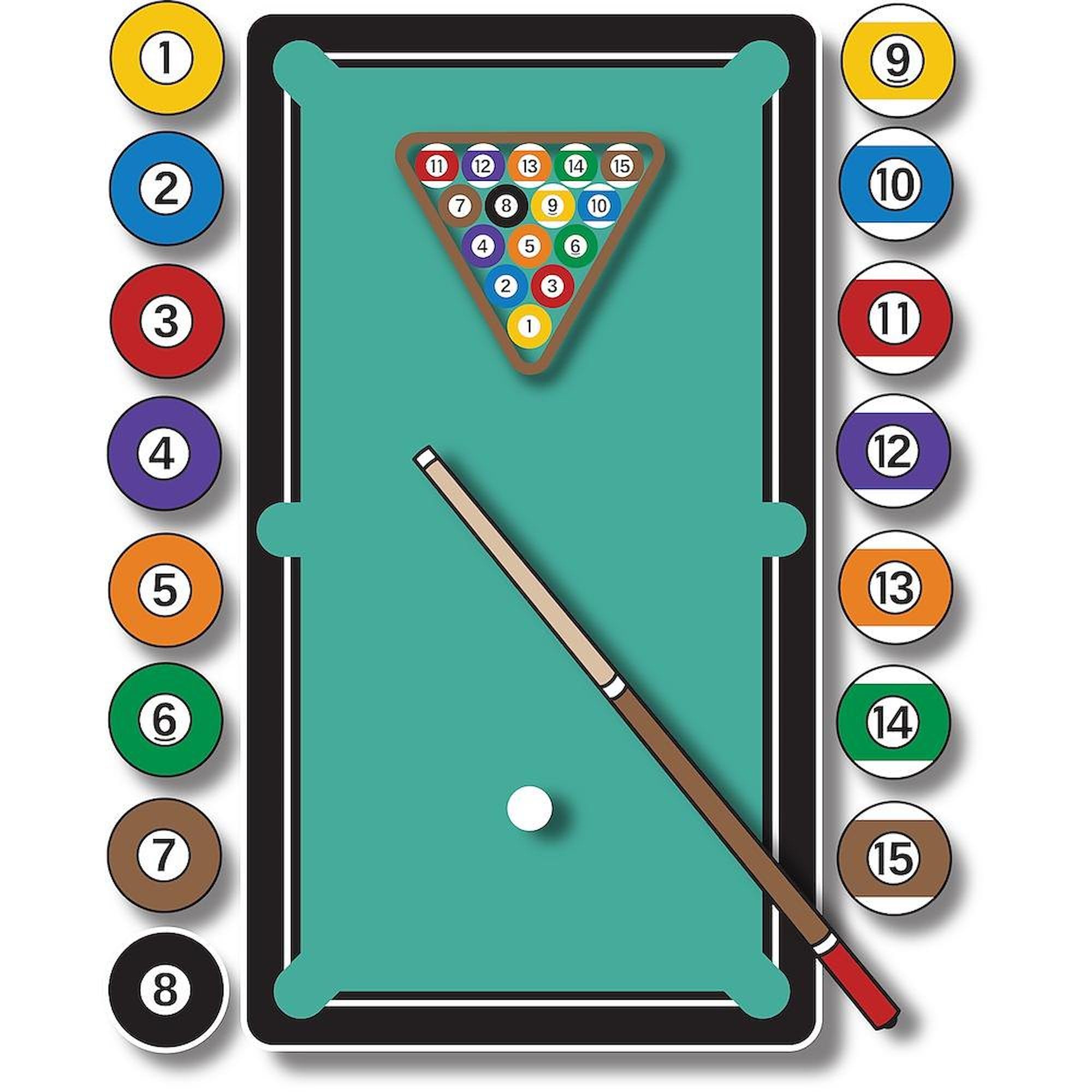 Billiards Themed 11 oz (325 ml) Ceramic Coffee Mug - Perfect for Pool Lovers & Coffee Enthusiasts - Ideal for Game Rooms, Home Offices & Gifts