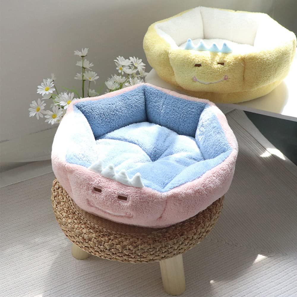 Cozy Plush Pet Bed for Dogs & Cats - Warm Kennel for Deep Sleep