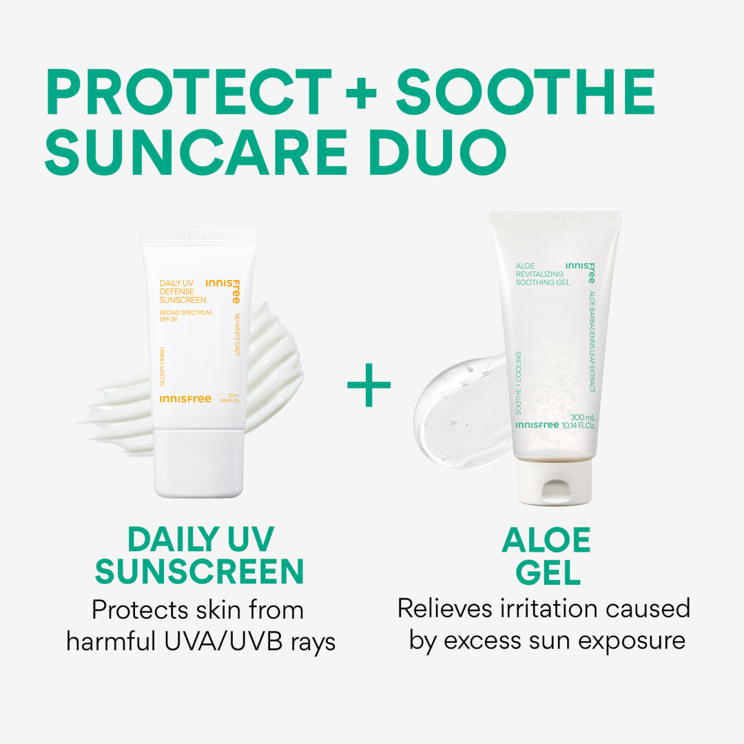 Aloe Vera Soothing Gel for Sunburn Relief & Skin Hydration - Perfect for After Sun Care, Dry Skin & Irritation