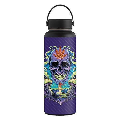 Purple Cannabis Skull