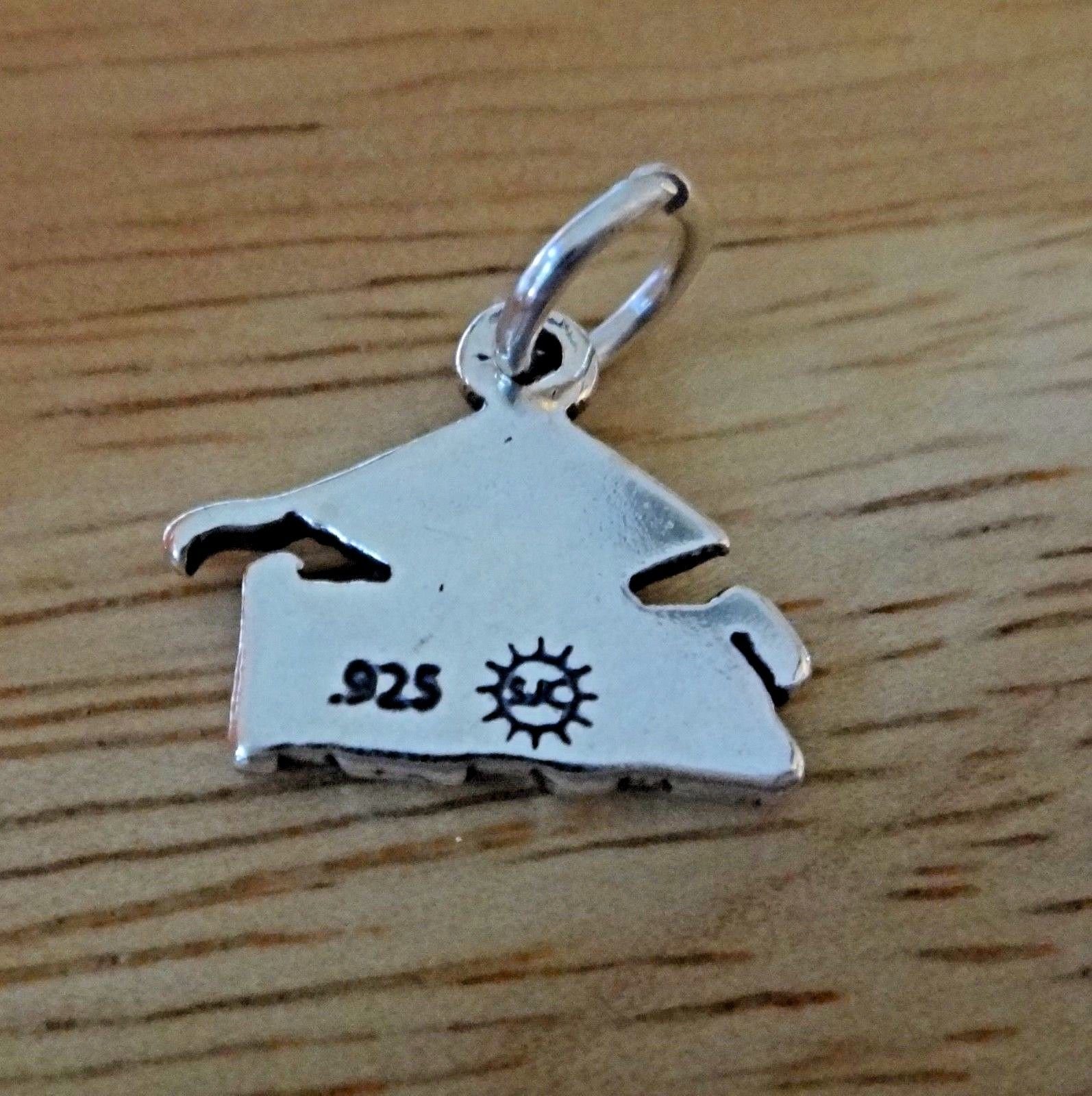 2024 Sterling Silver 15x12mm Graduation Cap Charm - High School & College Jewelry Making Supplies for Pendants, Bracelets & DIY Crafts | Perfect for Graduation Gifts & Party Favors