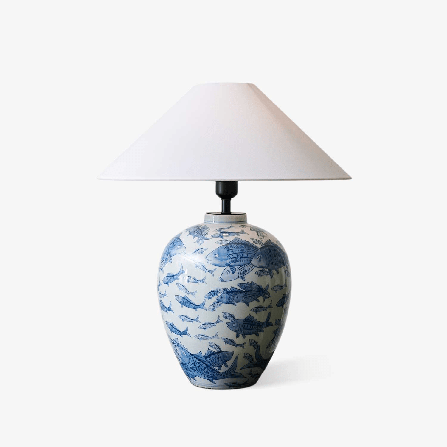 Elegant Marina Porcelain Table Lamp - Classic Home Decor for Living Room, Bedroom & Office - Perfect for Reading, Relaxing & Enhancing Ambiance