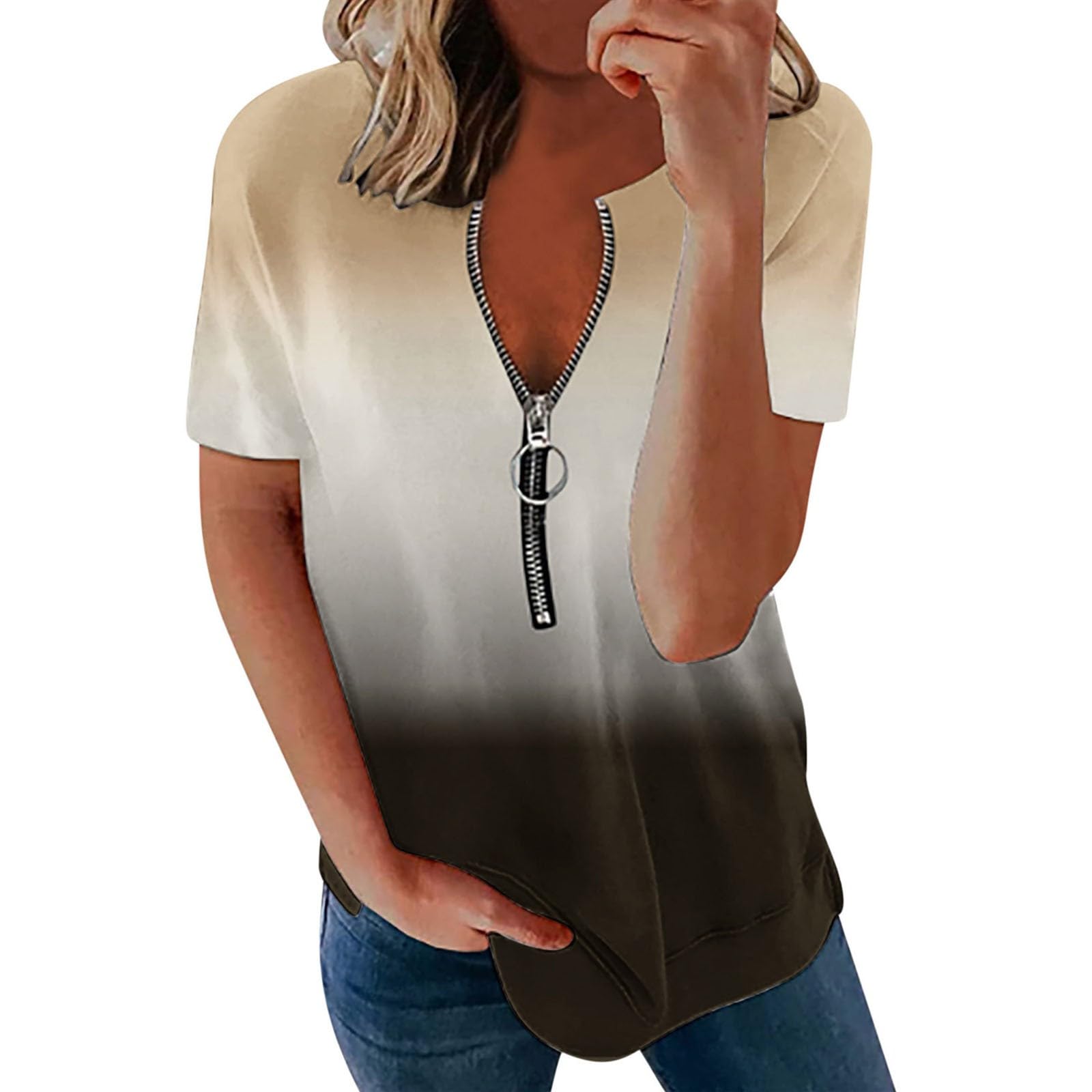 Oversized Flowy Ruffle T-Shirts for Women - Cap Sleeve Summer Tops - Casual Going Out Shirts for Ladies | Perfect for Beach, Vacation & Everyday Wear