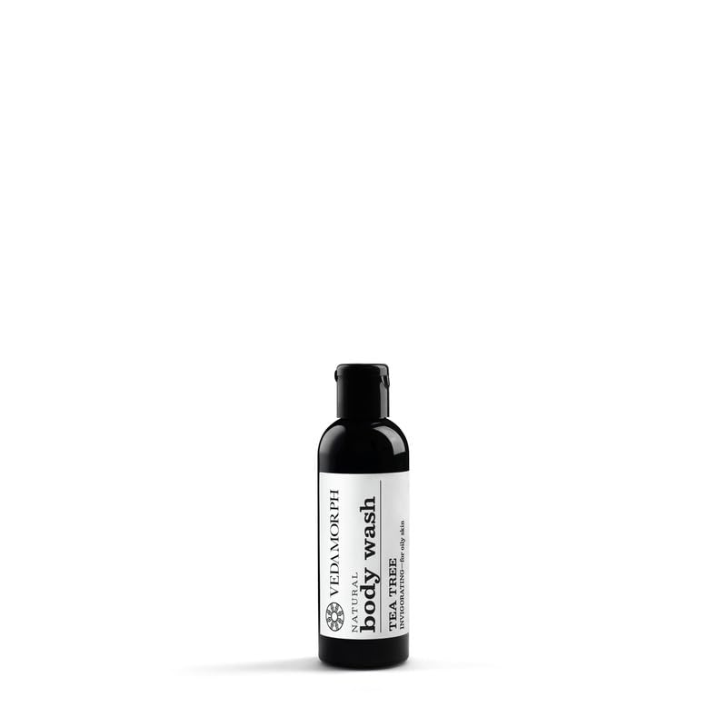 Vedamorph Tea Tree Body Wash for Women & Men - 50ml - Natural & Refreshing Cleanser for Acne-Prone & Sensitive Skin - Perfect for Daily Shower & Post-Workout Use