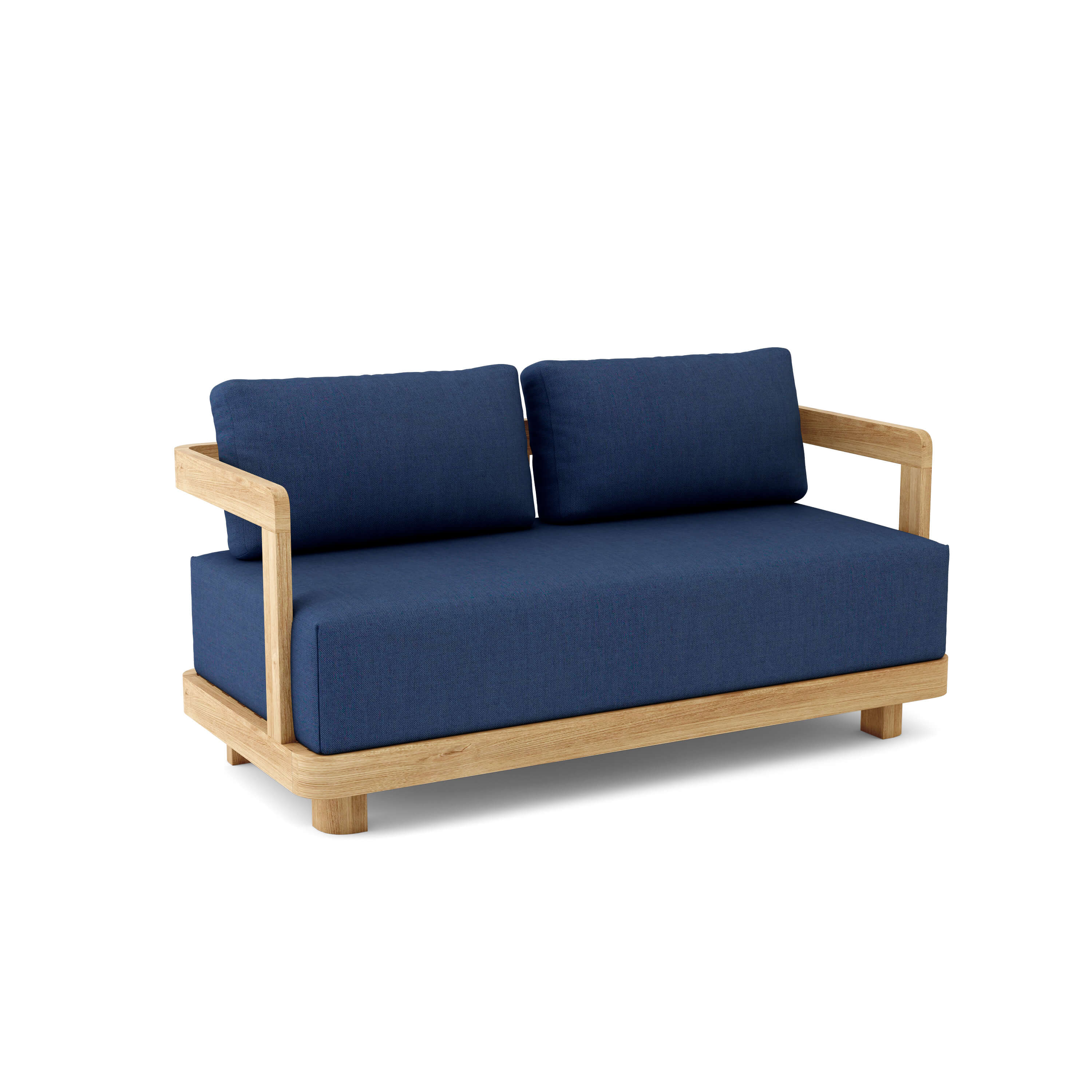 Granada Deep Seating Loveseat - Comfortable Outdoor Patio Sofa for Two, Weather-Resistant Cushioned Loveseat with Sturdy Frame - Perfect for Backyard, Garden, Poolside or Deck Relaxation