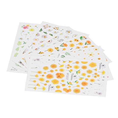 Premium Nail Stickers - 6 Sheets Beautiful & Safe Nail Art Decals for Home & Salon Use | DIY Manicure, Party Nails, Gift Ideas