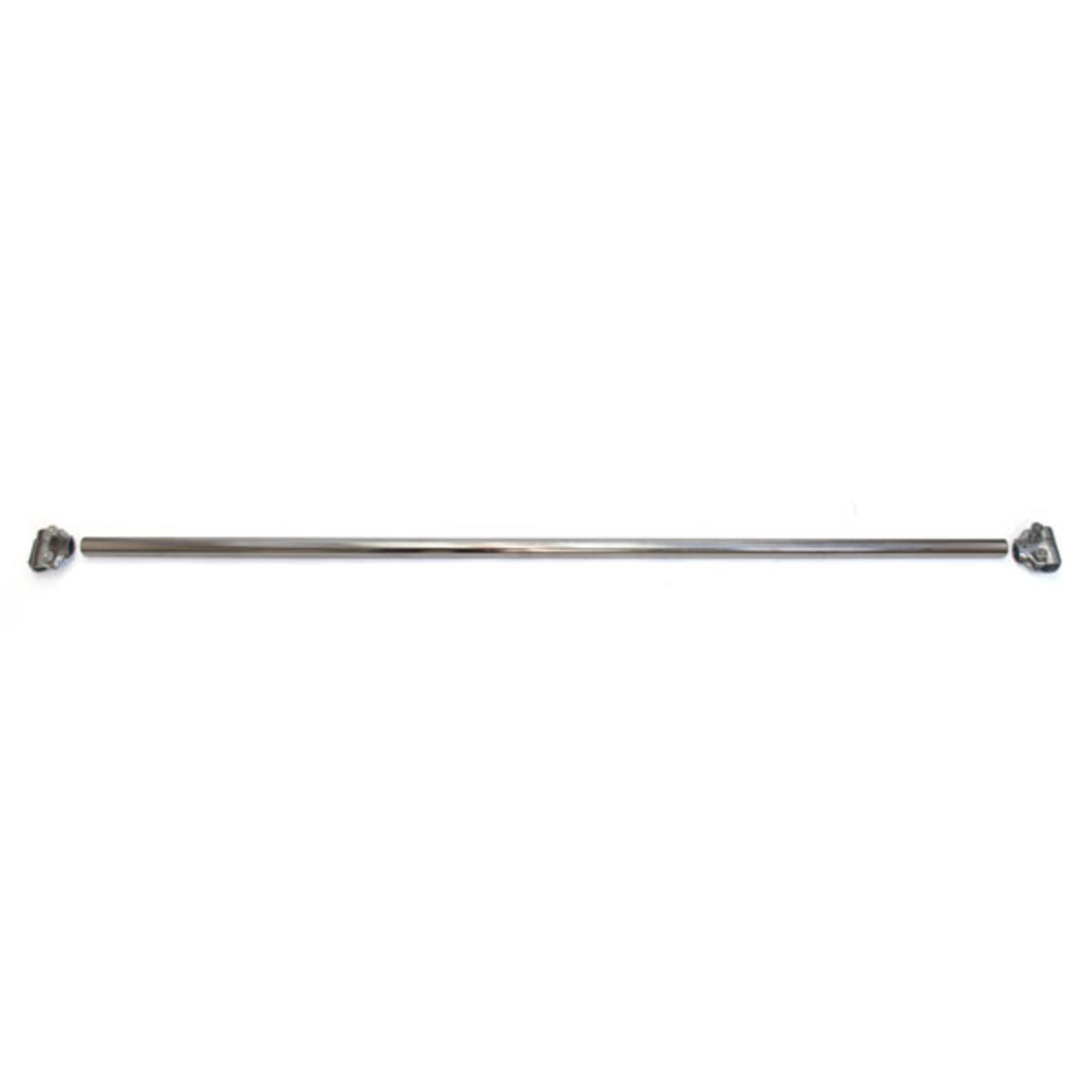 Add On Rail for Z Base Rolling Rack - Chrome Extension Rail for Retail Display & Storage - Perfect for Clothing Racks, Warehouse Shelving, and Store Organization