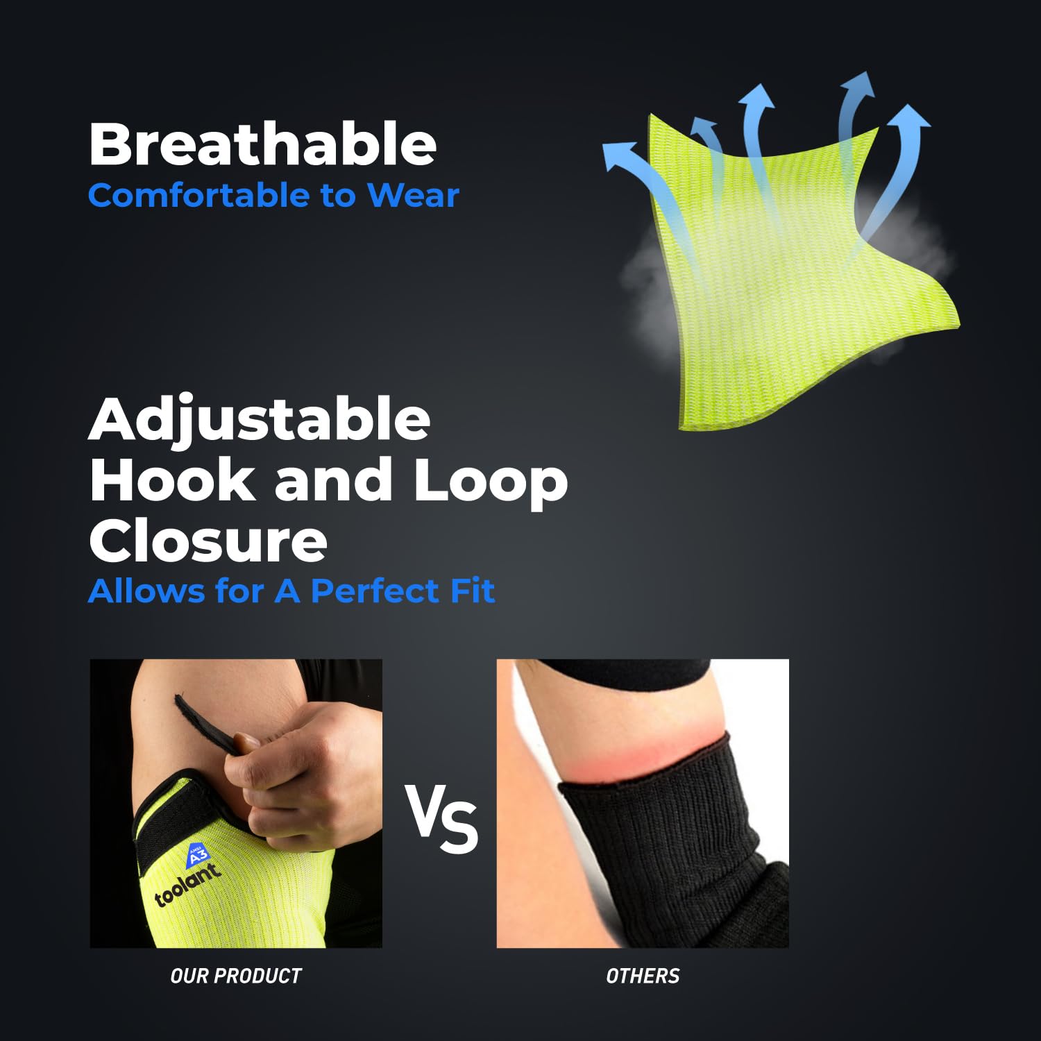 Cut Resistant Gardening Arm Sleeves with Thumb Hole - Protective Arm Guards for Yard Work, Thorn & Bite Protection - Ideal for Landscaping, Pruning & Outdoor Activities