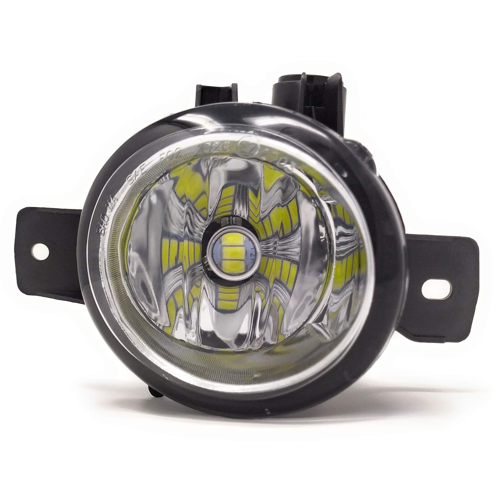 2Pcs LED Front Fog Lights for BMW X6 E71 E72 (2008-2012) - Replacement Fog Lamps with Bulbs - Part# 63177187631 63177187632 - Perfect for Night Driving & Bad Weather Visibility