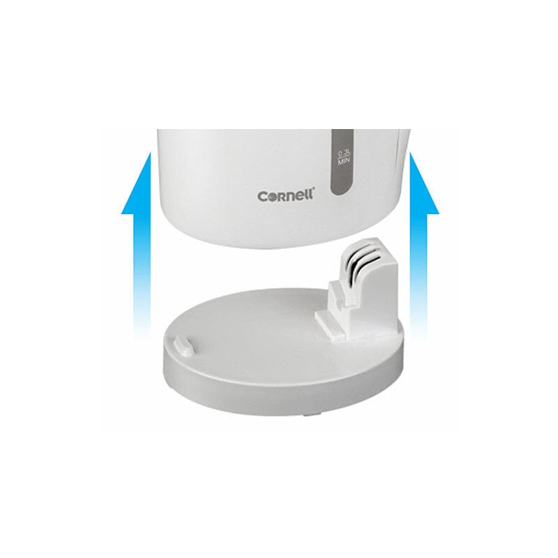 Cornell Electric Jug Kettle 1L CJKS17L - Fast Boiling Water Kettle for Tea, Coffee & Instant Noodles - Perfect for Home, Office & Dorm Use
