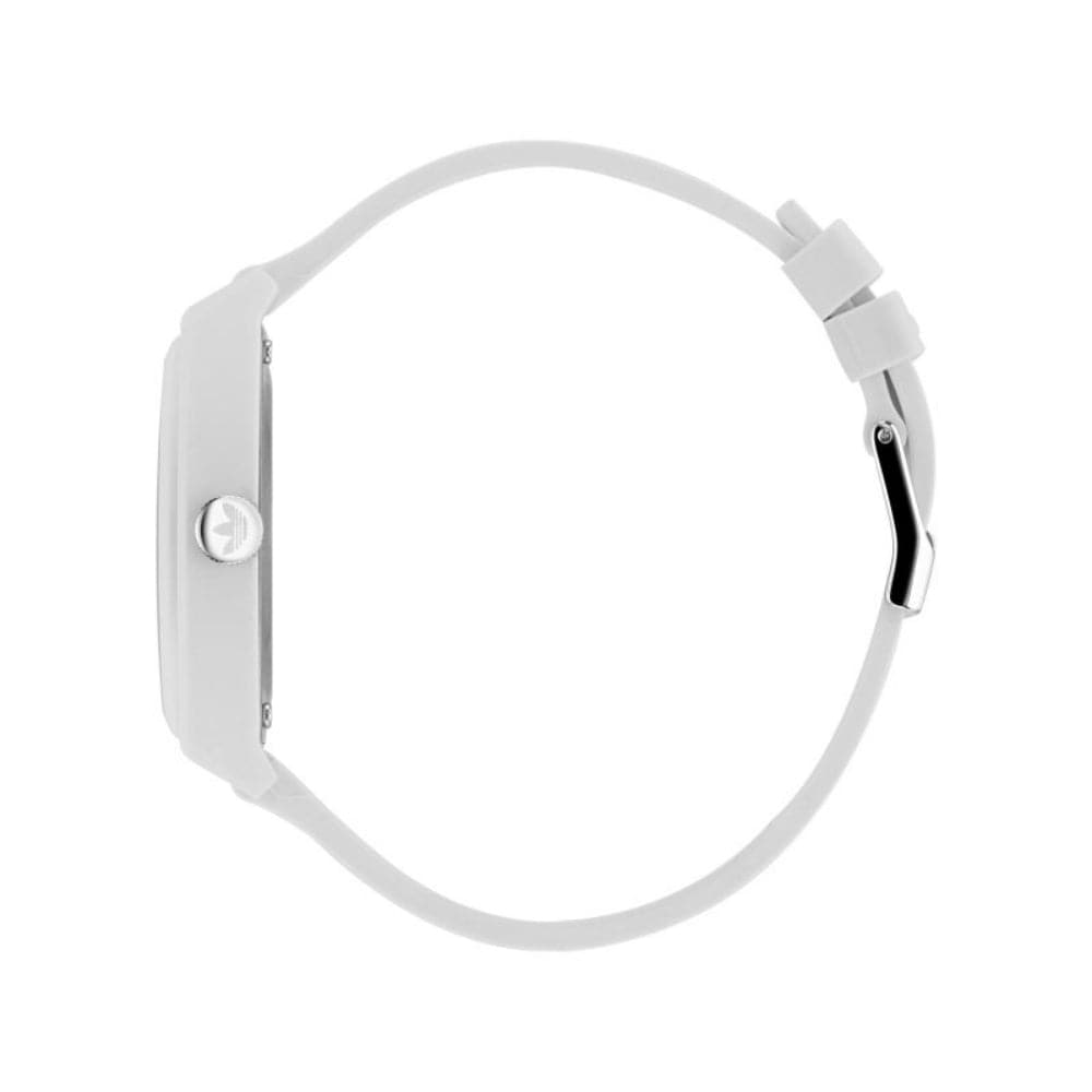 Adidas Originals Unisex Watch with White Dial & Resin Strap - Model AOST23047 | Perfect for Casual Wear, Sports & Everyday Use