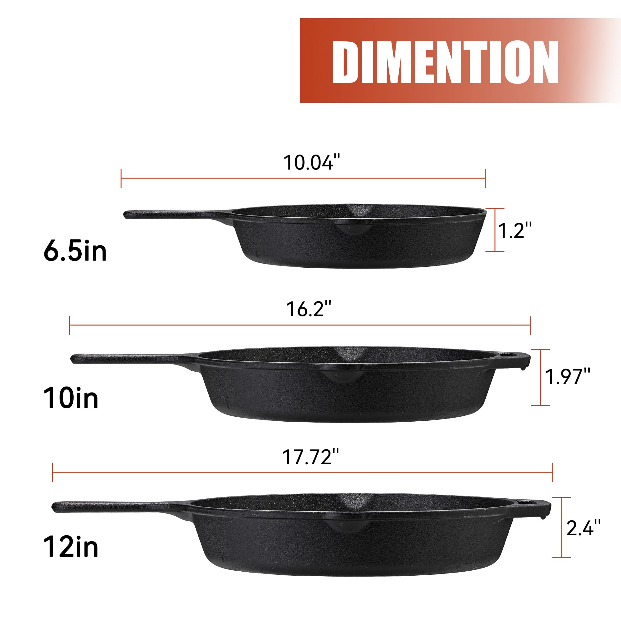 **Z GRILLS 10 Inch Pre-Seasoned Cast Iron Skillet – Heavy Duty Frying Pan for Stovetop, Grill, Oven & Induction – Perfect for Camping, Firepit & Outdoor Cooking – Durable & Versatile Cookware**