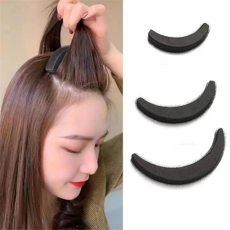 CHRONEX Women's Hair Volumizer Puff Maker - Banana Bumpits Hair Accessories for Volume & Lift (Set of 2) - Perfect for Parties, Weddings & Everyday Hairstyling