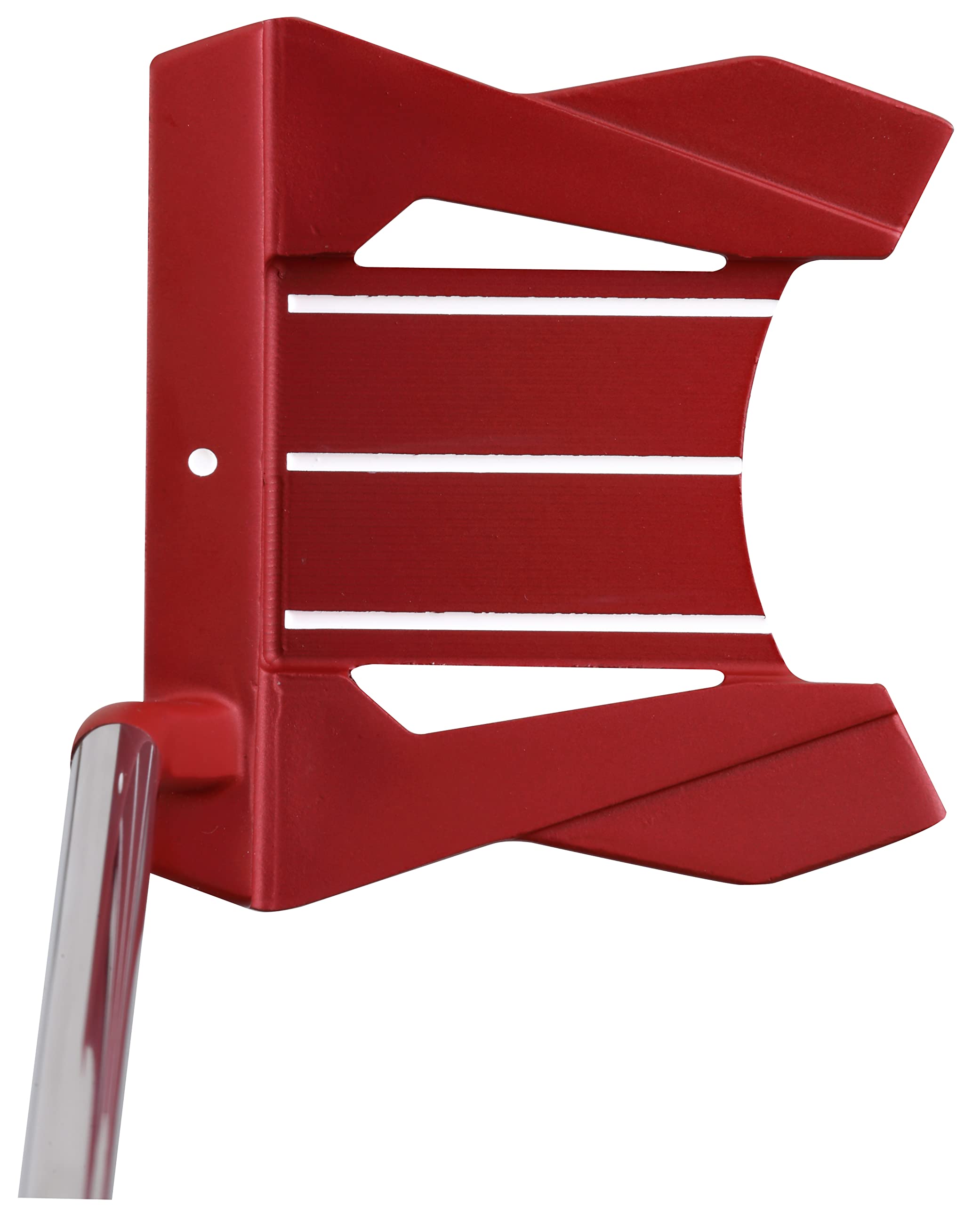 Premium Right-Handed Red RG7 Mallet Putter with Roll Groove Technology - Precision Milled Face for Superior Weight Balance | Perfect for Golfers Seeking Accuracy on Greens
