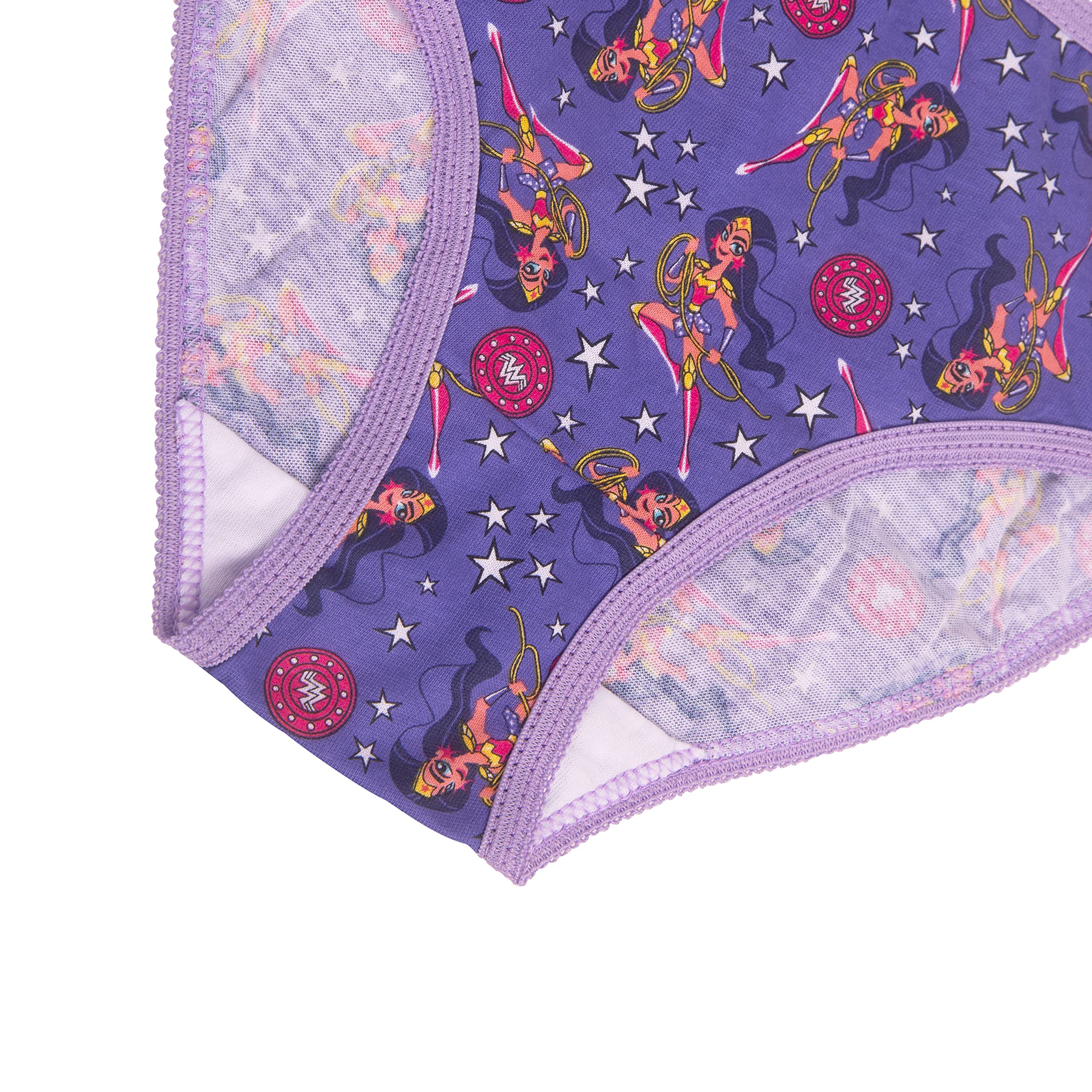 **Handmade Girls Panties 8-Pack - Frozen, Toy Story, Baby Shark, Wonder Woman Underwear for Toddler, Little & Big Kids | Soft Cotton Briefs for Playtime, School & Everyday Comfort**