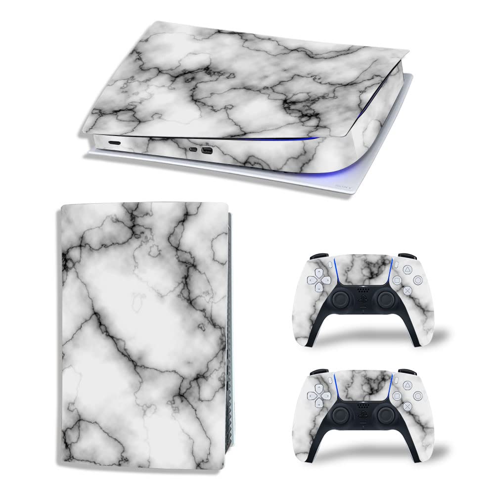 Premium Glossy Vinyl Decal Skin Wrap for PS5 Console - Full Body Protective Cover with Stickers | Perfect for Gaming Setups & Customization