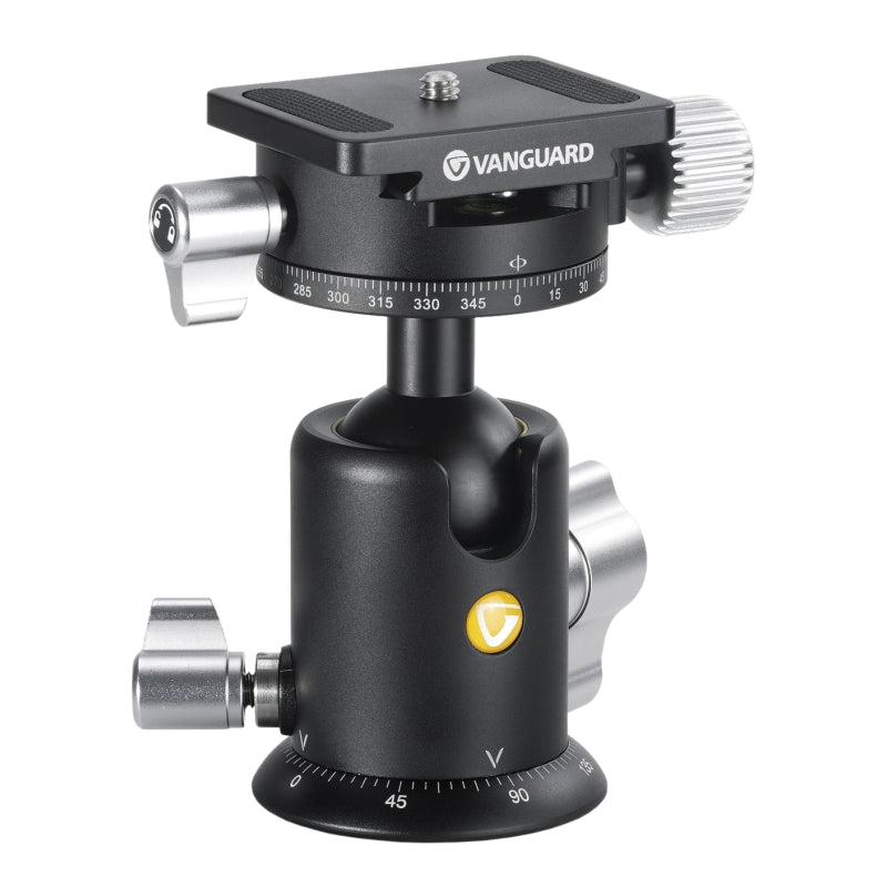 VEO BH 160S Dual Axis Ball Head for DSLR Camera - Professional 360° Panoramic Photography Tripod Head with Quick Release Plate - Perfect for Landscape, Architecture & Astrophotography