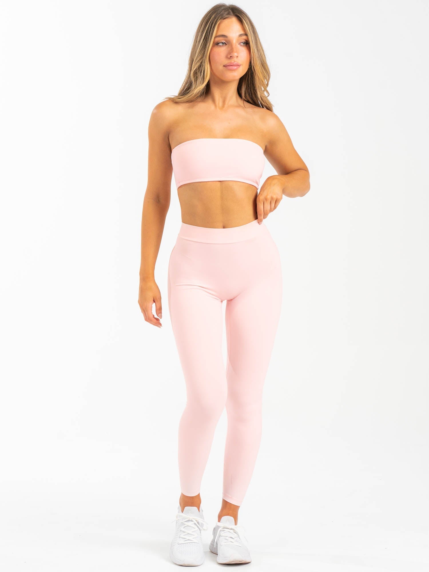 NKD Bandeau Bra - Soft Pink Musk Scented for Comfort & Style | Perfect for Yoga, Sleep & Lounge Wear