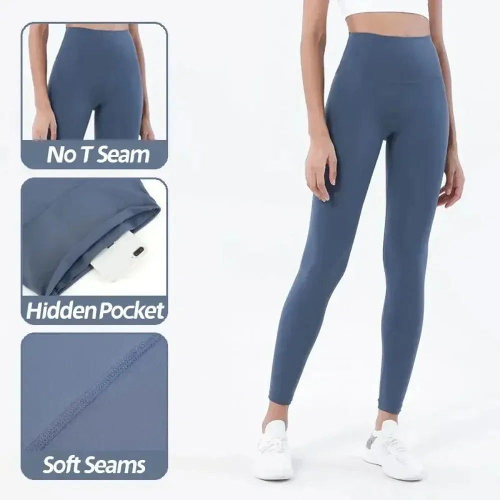 Women's Sports Bra and Leggings Set - Naked Feeling Gym Workout Outfit | Breathable Yoga Fitness Clothing for Running, Pilates & Home Exercises