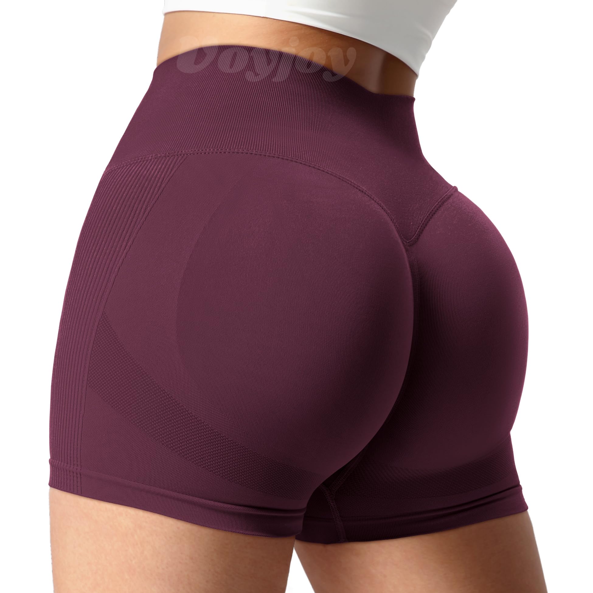 VOYJOY Women's High Waisted Workout Shorts 3.6