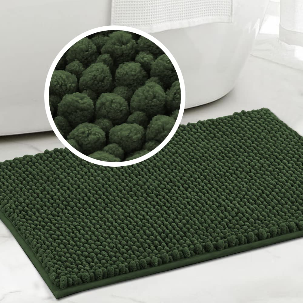 Non-Slip Chenille Bath Mat - 17x24