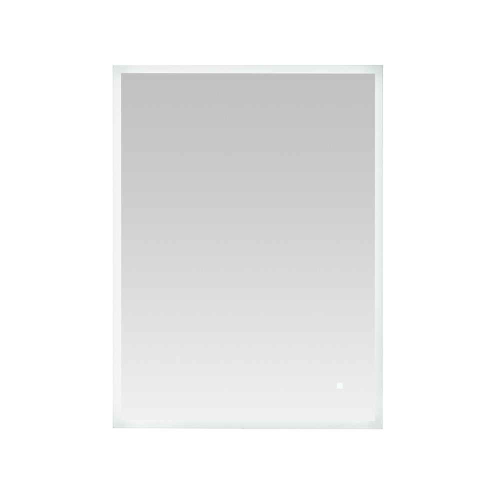 Aquadom Edge 20x32 Inch LED Lighted Bathroom Mirror with Anti-Fog - Modern Vanity Mirror for Makeup, Shaving & Home Decor (Bathroom, Bedroom, Dressing Room)