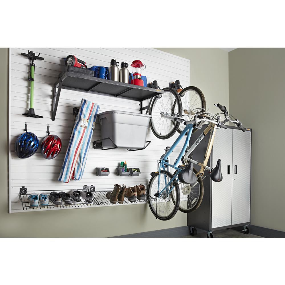 Premium Bike Storage Rack V3.0 - Space-Saving Wall Mounted Bicycle Organizer in Charcoal Black | Perfect for Garage, Apartment & Indoor Cycling Equipment Storage