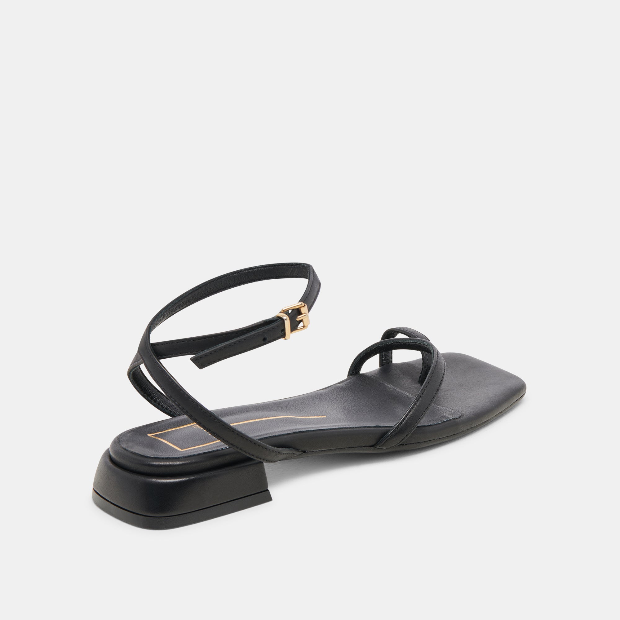 LEXI Black Leather Sandals for Women - Comfortable & Stylish Footwear for Summer, Beach, and Casual Outings