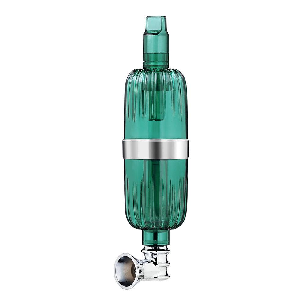 Portable Handheld Water Pipe for Dry Herb & Wax - Lightweight & Durable for On-the-Go Smoking Sessions | Perfect for Travel, Camping & Outdoor Use