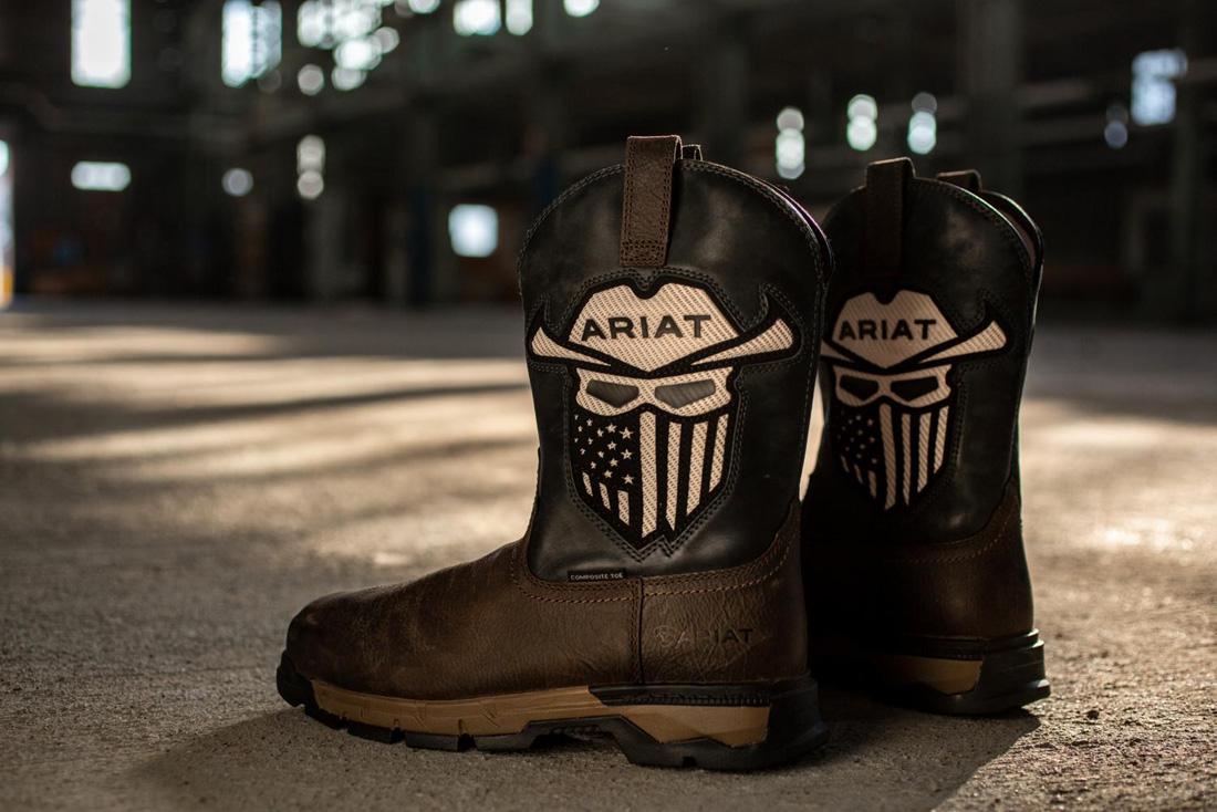 Rebar Flex VentTEK Incognito Composite Toe Western Work Boot - Durable & Comfortable for Construction, Ranch Work & Outdoor Labor - Iron Coffee Brown